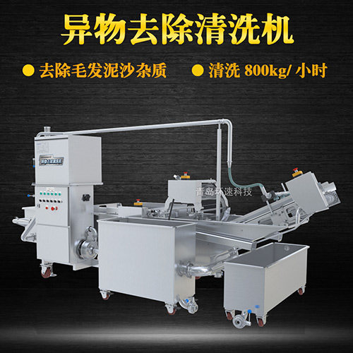 蔬菜自動清洗機，有效清洗，去除泥沙