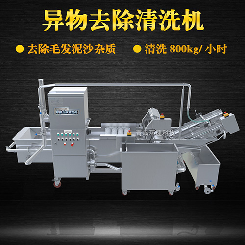 ?果蔬清洗機氣泡式清洗，異物分離過濾